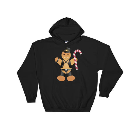 Gingerbread Leather Man (Hoodie)-Hoodie-Swish Embassy