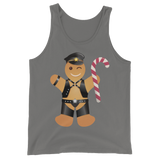 Gingerbread Leather Man (Tank Top)-Christmas Tank Tops-Swish Embassy