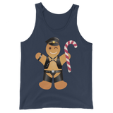 Gingerbread Leather Man (Tank Top)-Christmas Tanks-Swish Embassy