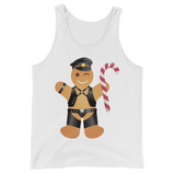 Gingerbread Leather Man (Tank Top)-Christmas Tanks-Swish Embassy