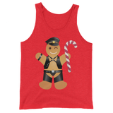 Gingerbread Leather Man (Tank Top)-Christmas Tanks-Swish Embassy