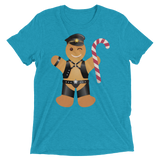 Gingerbread Leather Man (Triblend)-Triblend T-Shirt-Swish Embassy