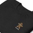 Gingerbread Man (Ginger)-Christmas T-Shirts Embroidery-Swish Embassy