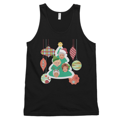 Golden Christmas (Tank Top)-Christmas Tank Tops-Swish Embassy