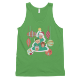 Golden Christmas (Tank Top)-Christmas Tank Tops-Swish Embassy