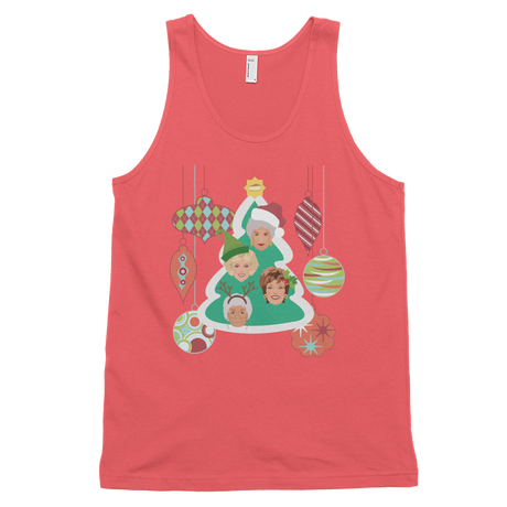 Golden Christmas (Tank Top)-Christmas Tank Tops-Swish Embassy
