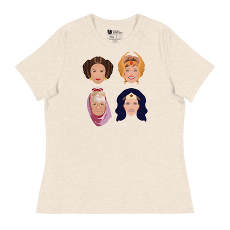 Golden League (Women's Relaxed T-Shirt)-Women's T-Shirts-Swish Embassy