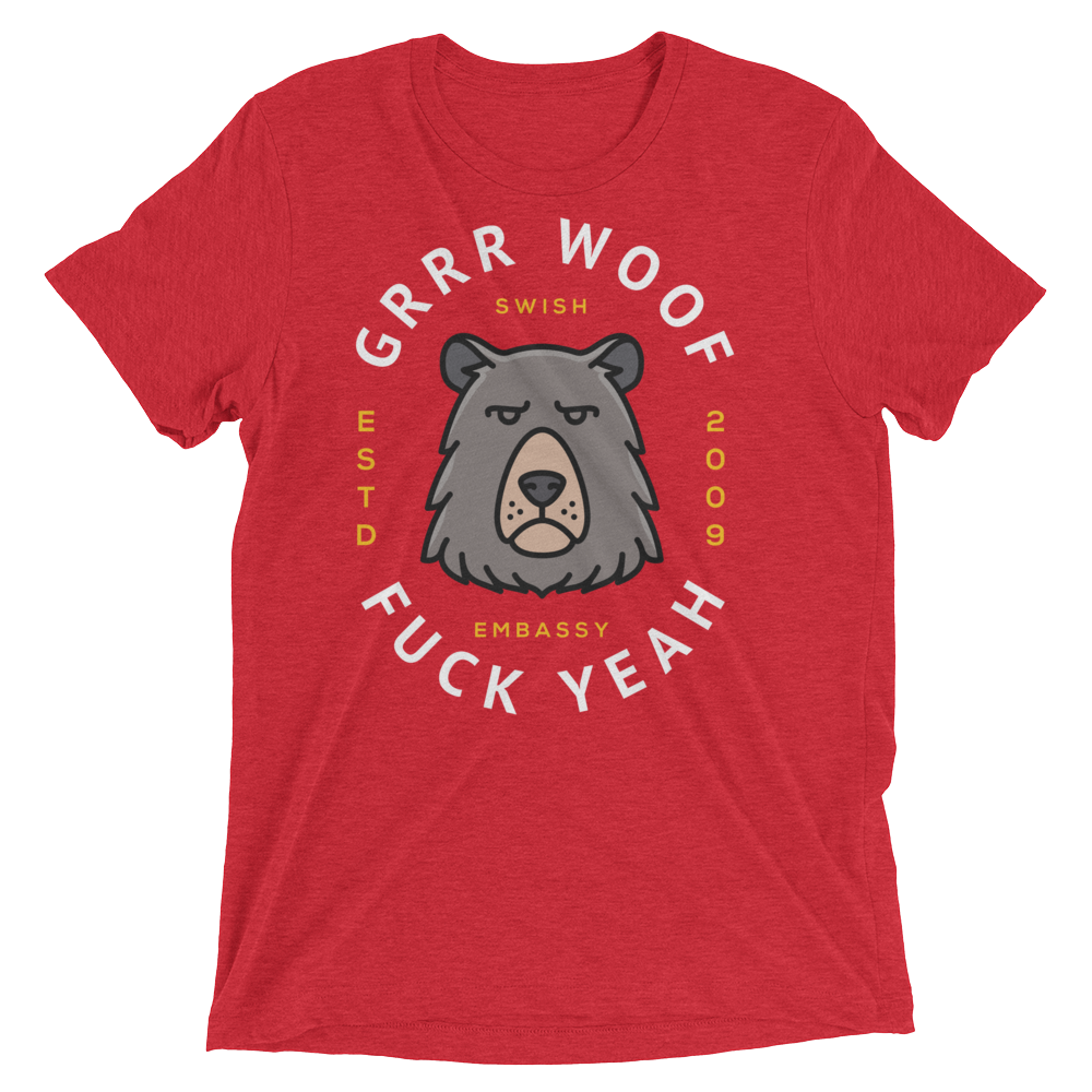 Grrr Woof (Triblend)-Triblend T-Shirt-Swish Embassy