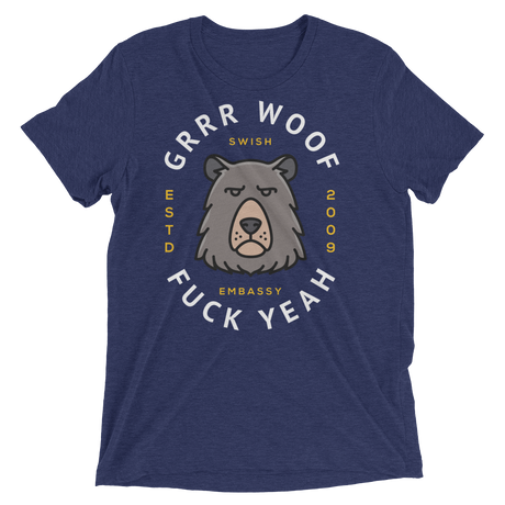 Grrr Woof (Triblend)-Triblend T-Shirt-Swish Embassy