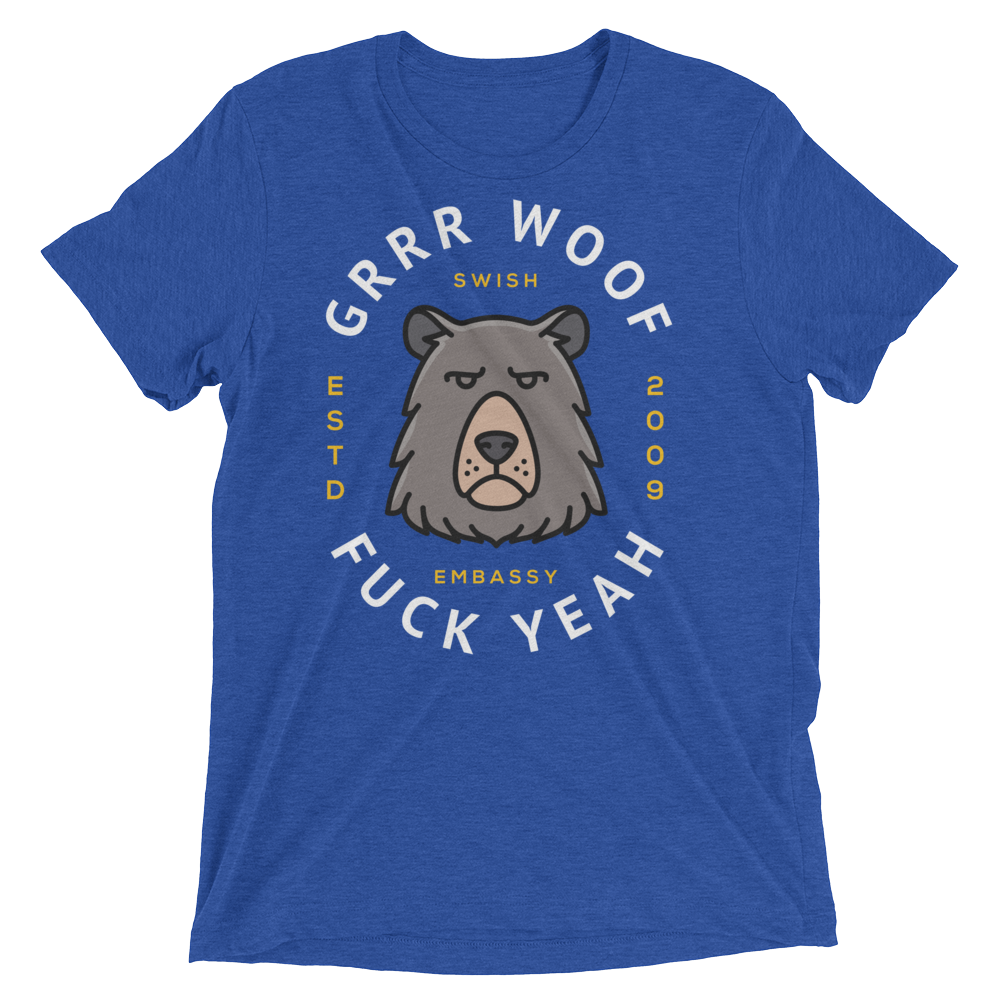 Grrr Woof (Triblend)-Triblend T-Shirt-Swish Embassy