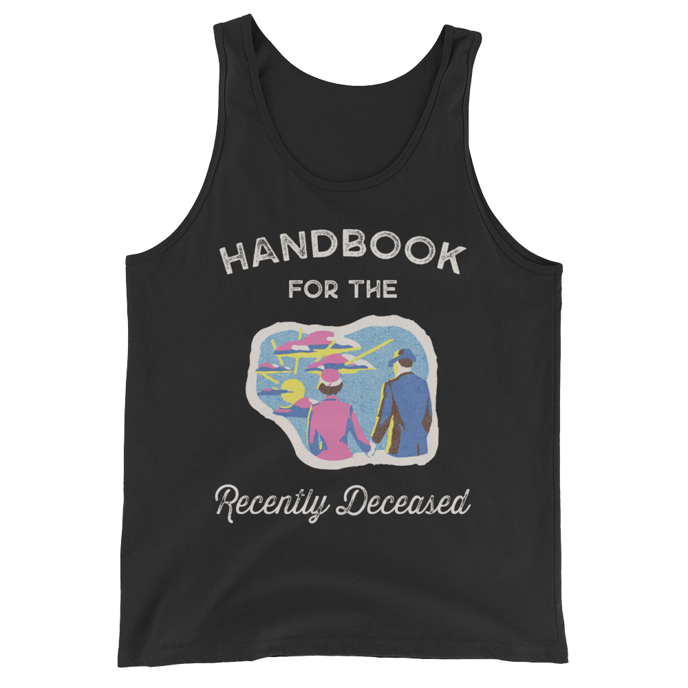 Handbook for the Recently Deceased (Tank Top)-Halloween Tank-Swish Embassy