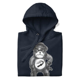 Hanky Bear - Black (Hoodie)-Hoodie-Swish Embassy