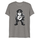 Hanky Bear - Black (Triblend)-Triblend T-Shirt-Swish Embassy