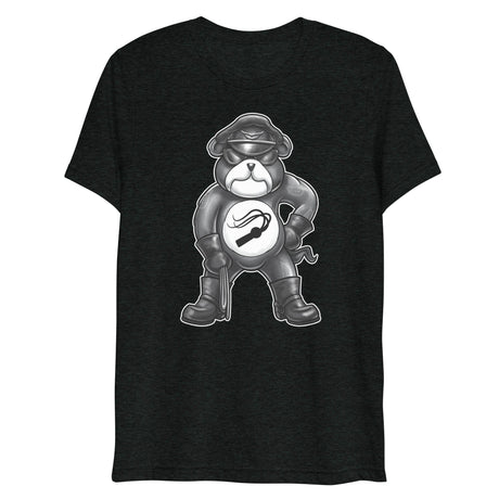 Hanky Bear - Black (Triblend)-Triblend T-Shirt-Swish Embassy