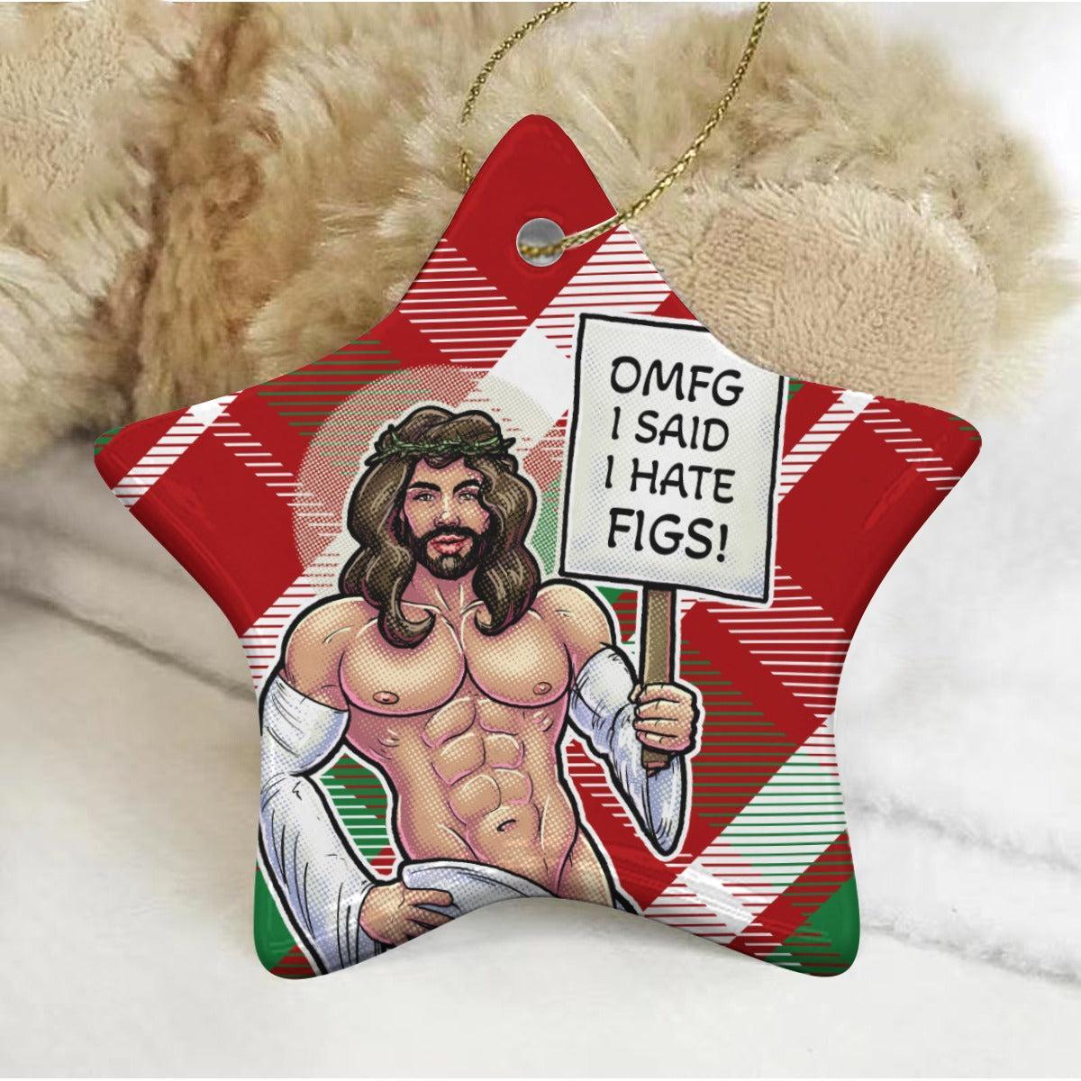 Hates Figs (Ceramic Holiday Keepsake)-Ceramic Holiday Keepsake-Swish Embassy