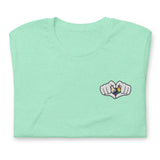 Heart Hands Pride (Embroidered)-T-Shirts-Swish Embassy