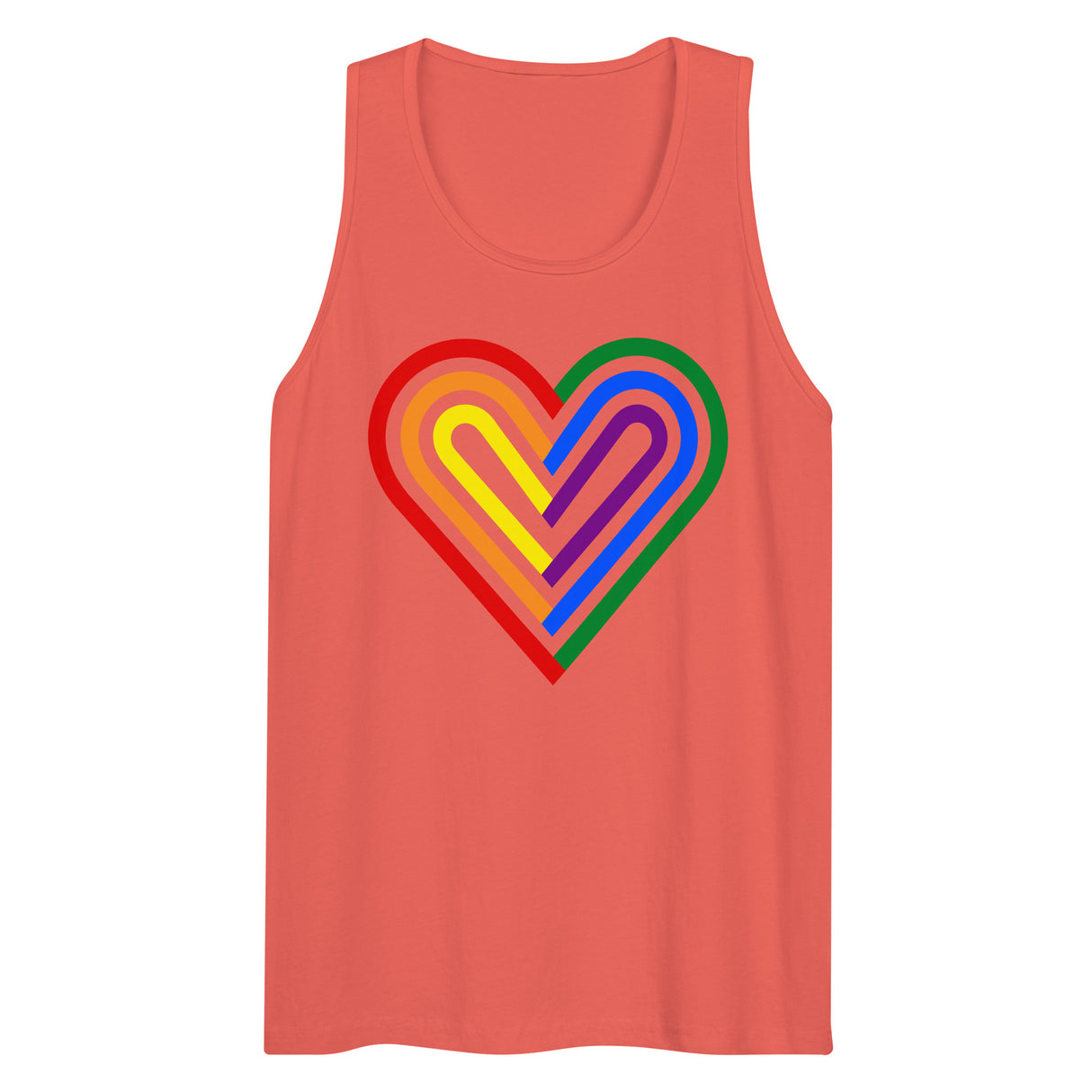 Heart On (Tank Top)-Tank Top-Swish Embassy