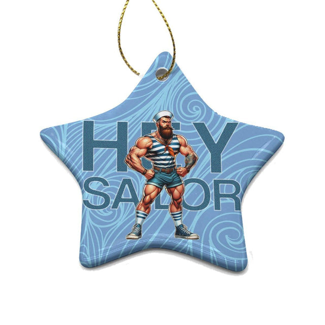 Hey Sailor (Ceramic Holiday Keepsake)-Ceramic Holiday Keepsake-Swish Embassy