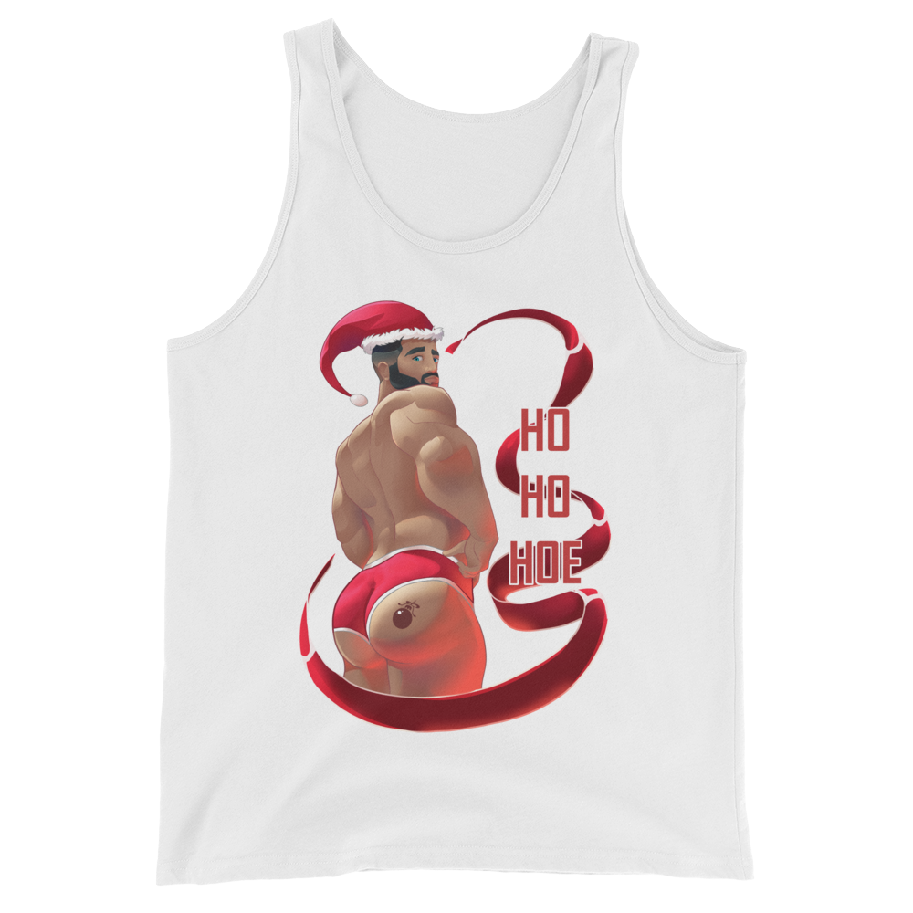 Ho Ho Hoe (Tank Top)-Christmas Tank Tops-Swish Embassy