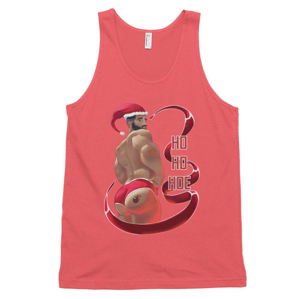 Ho Ho Hoe (Tank Top)-Christmas Tank Tops-Swish Embassy