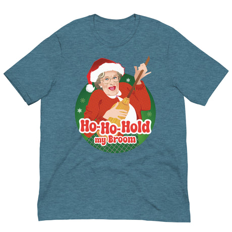 Ho Ho Hold My Broom-T-Shirts-Swish Embassy