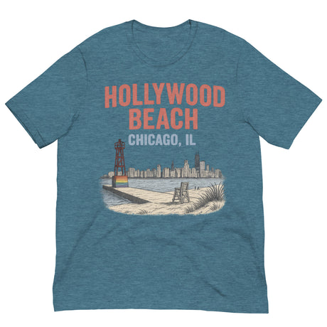 Hollywood Beach-T-Shirts-Swish Embassy