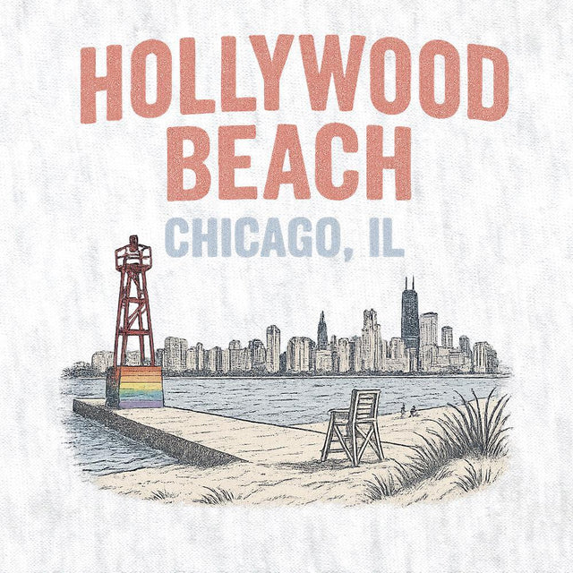 Hollywood Beach-T-Shirts-Swish Embassy