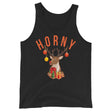 Horny (Tank Top)-Christmas Tank Tops-Swish Embassy