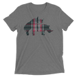 Horny Tartan (Triblend)-Triblend T-Shirt-Swish Embassy