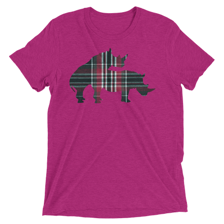 Horny Tartan (Triblend)-Triblend T-Shirt-Swish Embassy