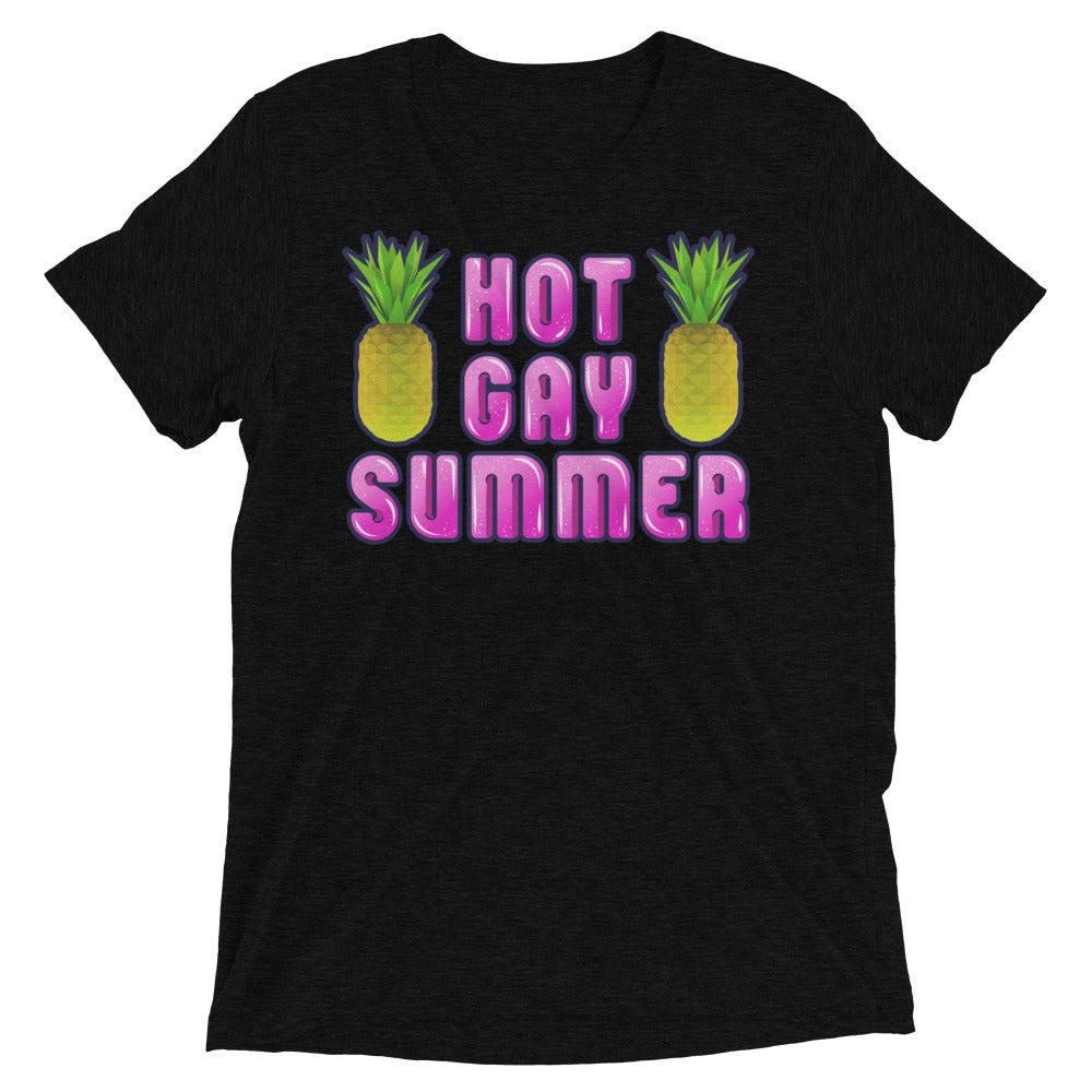 Hot Gay Summer (Triblend)-Triblend T-Shirt-Swish Embassy