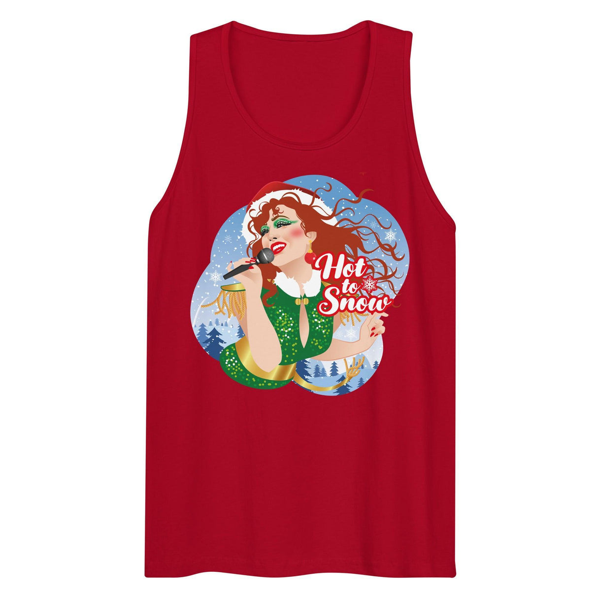 Hot To Snow (Tank top)-Tank Top-Swish Embassy