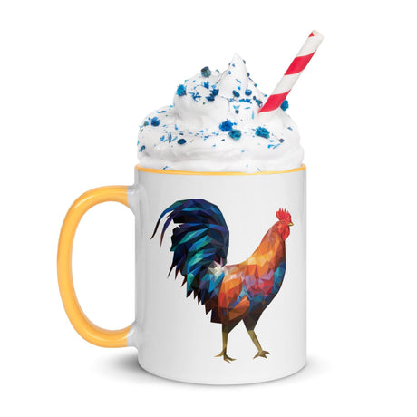 Huge Polygon Rooster (Mug)-Mugs-Swish Embassy