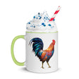 Huge Polygon Rooster (Mug)-Mugs-Swish Embassy