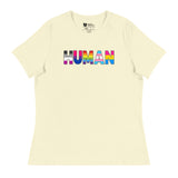 Human (Women's Relaxed T-Shirt)-Women's T-Shirts-Swish Embassy