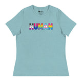 Human (Women's Relaxed T-Shirt)-Women's T-Shirts-Swish Embassy