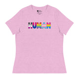Human (Women's Relaxed T-Shirt)-Women's T-Shirts-Swish Embassy