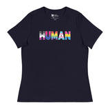 Human (Women's Relaxed T-Shirt)-Women's T-Shirts-Swish Embassy