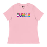 Human (Women's Relaxed T-Shirt)-Women's T-Shirts-Swish Embassy