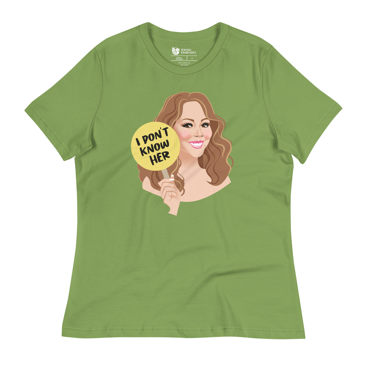 I Don't Know Her (Women's Relaxed T-Shirt)-Women's T-Shirts-Swish Embassy