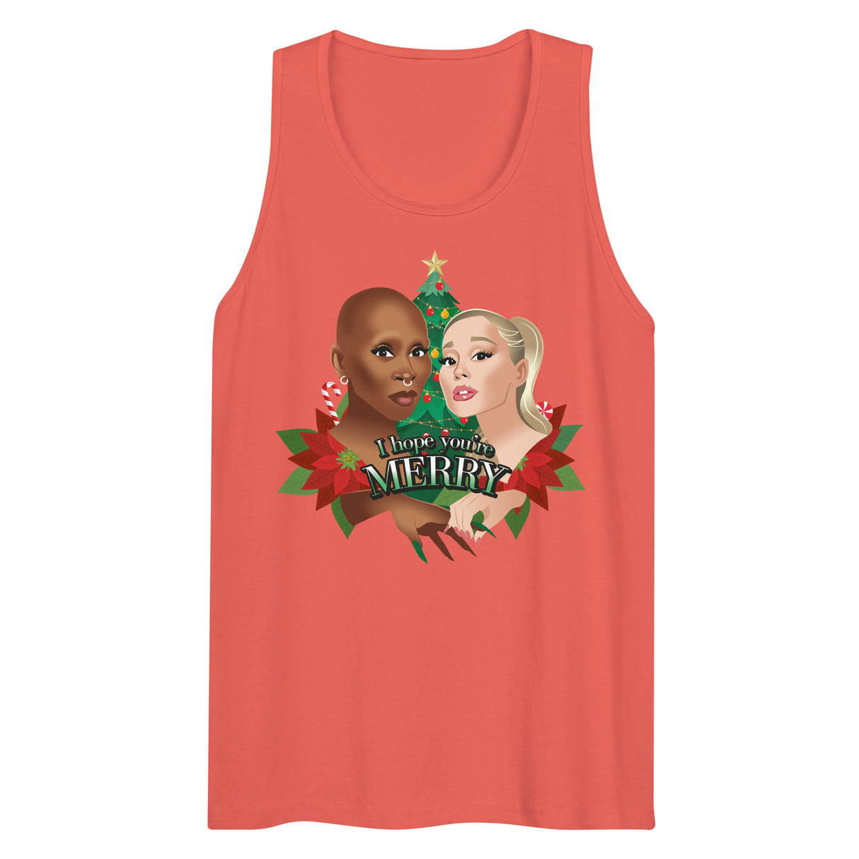 I Hope You're Merry (Tank top)-Tank Top-Swish Embassy