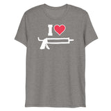 I Love Caulk (Triblend)-Triblend T-Shirt-Swish Embassy