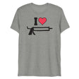 I Love Caulk (Triblend)-Triblend T-Shirt-Swish Embassy
