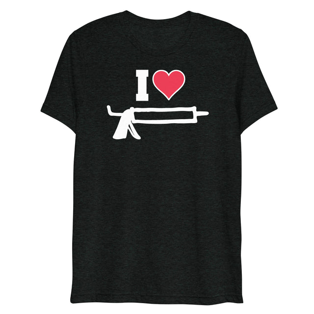 I Love Caulk (Triblend)-Triblend T-Shirt-Swish Embassy