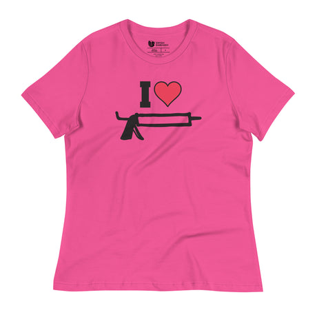 I Love Caulk (Women's Relaxed T-Shirt)-Women's T-Shirts-Swish Embassy