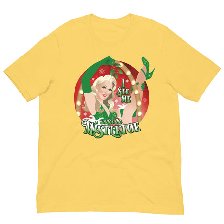 I See Me Under the Mistletoe-Christmas T-Shirts-Swish Embassy