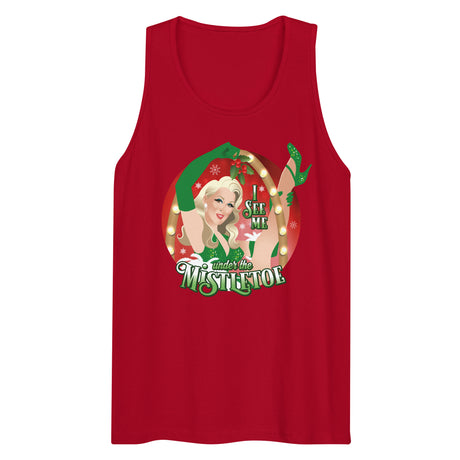 I See Me Under the Mistletoe (Tank top)-Tank Top-Swish Embassy