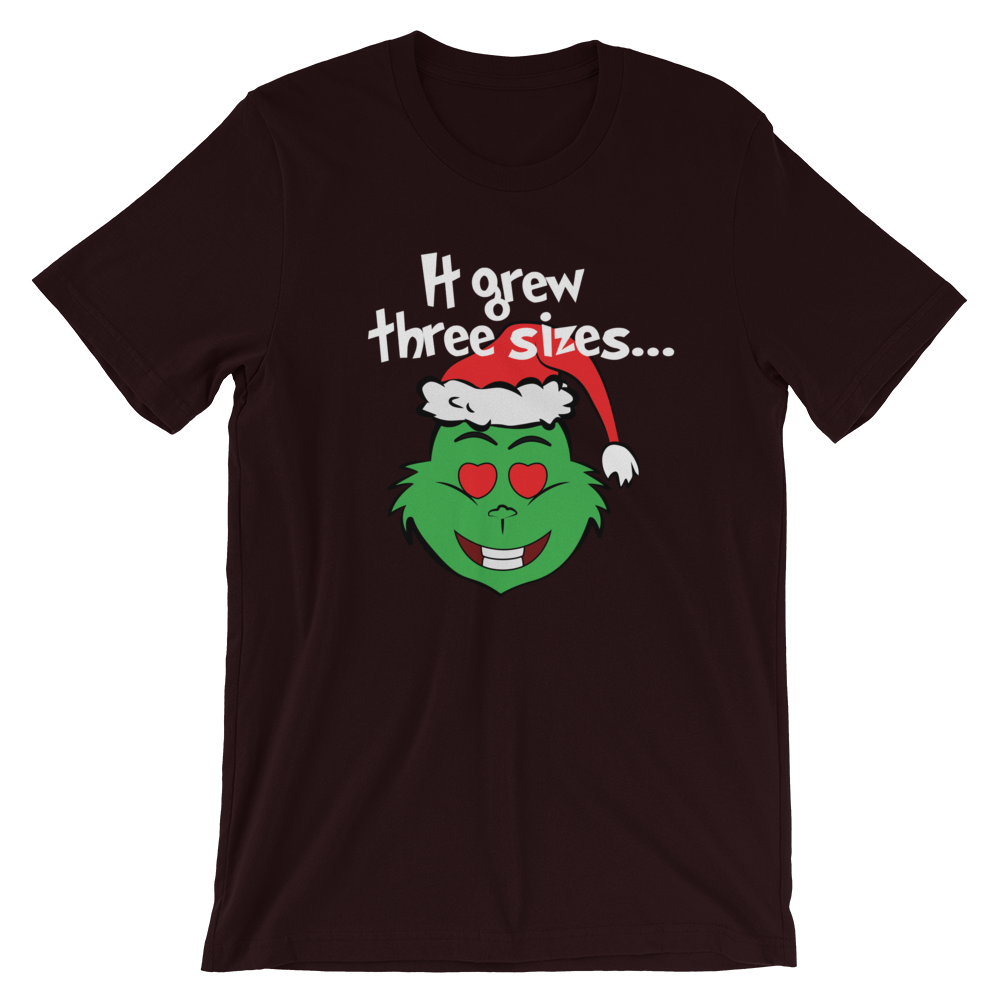 It Grew Three Sizes-Christmas T-Shirts-Swish Embassy