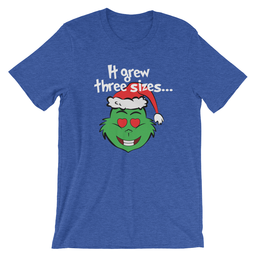 It Grew Three Sizes-Christmas T-Shirts-Swish Embassy