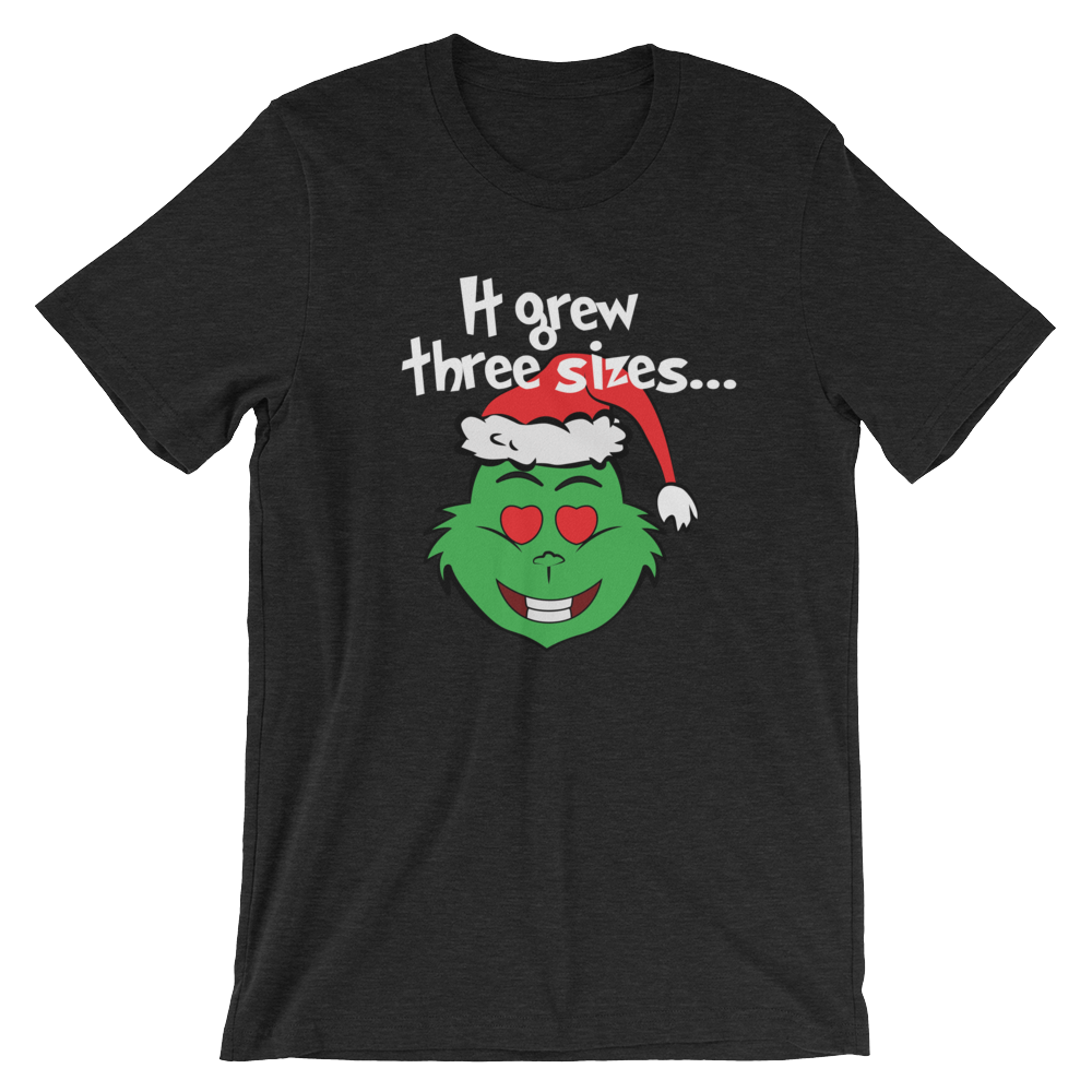 It Grew Three Sizes-Christmas T-Shirts-Swish Embassy